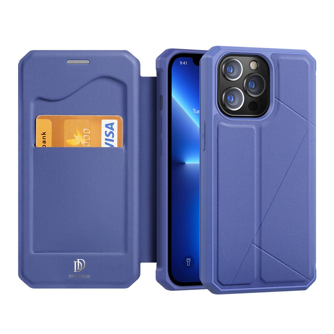 Applicable To iPhone 13/14 Series Strong Magnetic Flip Card Case
