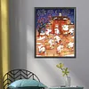 New Year Rabbit - 11CT Stamped Cross Stitch - 40*50cm