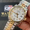 Women's Rolex Datejust 31mm Two Tone Yellow Gold on Jubilee with White Roman Dial Super clone