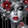 (US Local)4Pack Beauty-Special Shaped Diamond Painting Kit(40x40cm)