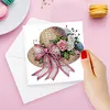 6Pcs Diamond Painting Bouquet Hat Diamond Painting Greeting Card for Friends