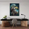 Wolf-11CT Stamped Cross Stitch Kit(36x46cm)