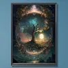 (US Local)Tree-Paint By Numbers Kit(40x55cm)