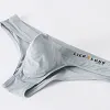 Men's U-convex large pouch ice silk bikini briefs