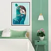 Peacock Princess-Paint by Numbers Acrylic Painting 40*50cm