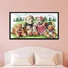 Teddy Bear-14CT Stamped Cross Stitch Kit(52*31cm)