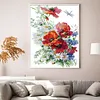 Daisy And Poppy- 14CT Stamped Cross Stitch 35*47cm/13.78*18.5in