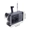 Hand Crank Emergency Radio AM/FM Weather Radio Solar Radio for Outdoor Camping