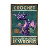 Vintage Poster Dragon - 11CT Stamped Cross Stitch 40*50cm/15.75*19.69in