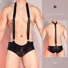 PU embossed imitation leather sexy nightclub home sexy underwear