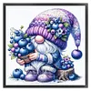 Blueberry Gnome - 11CT Stamped Cross Stitch - 45*45cm