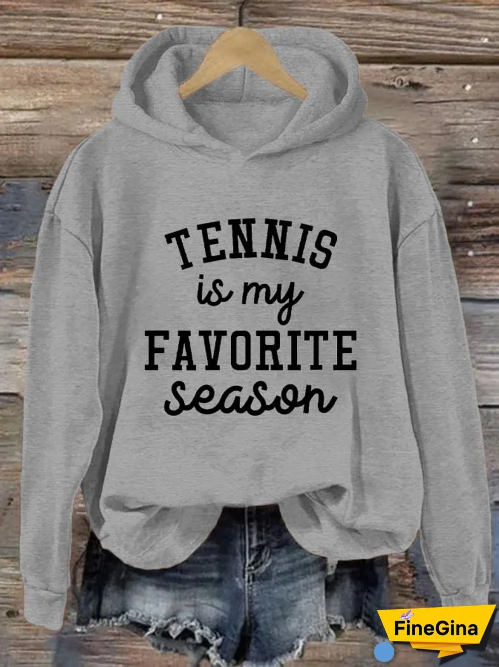 Women's Tennis is my Favorite Season Casual Hoodie
