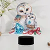 Cute Owl DIY Diamonds Painting Table Lamp 5D DIY Diamond Painting Night Light