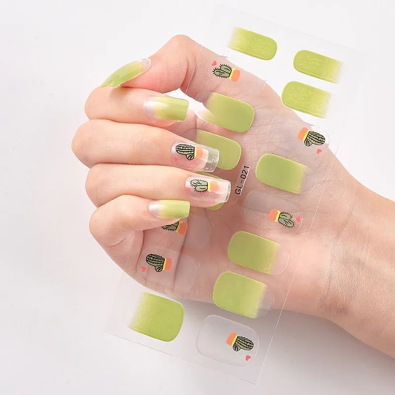 Three Sorts 0f Nail Stickers Nail Wraps DIY Full Cover Nail Stickers Novidades Designer Nail Decals Nails Sticker Designer