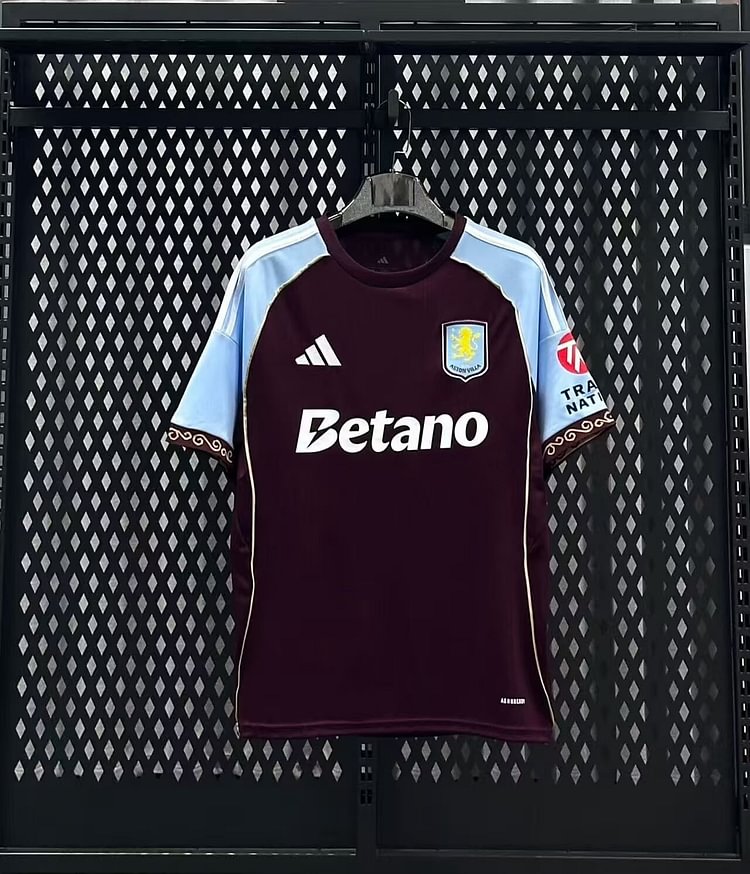 2025-26 Aston Villa Home Jersey - Fan Edition