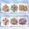 6Pcs Faith 5D DIY Diamond Painting Greeting Card Craft for Friend Family Lover Kit
