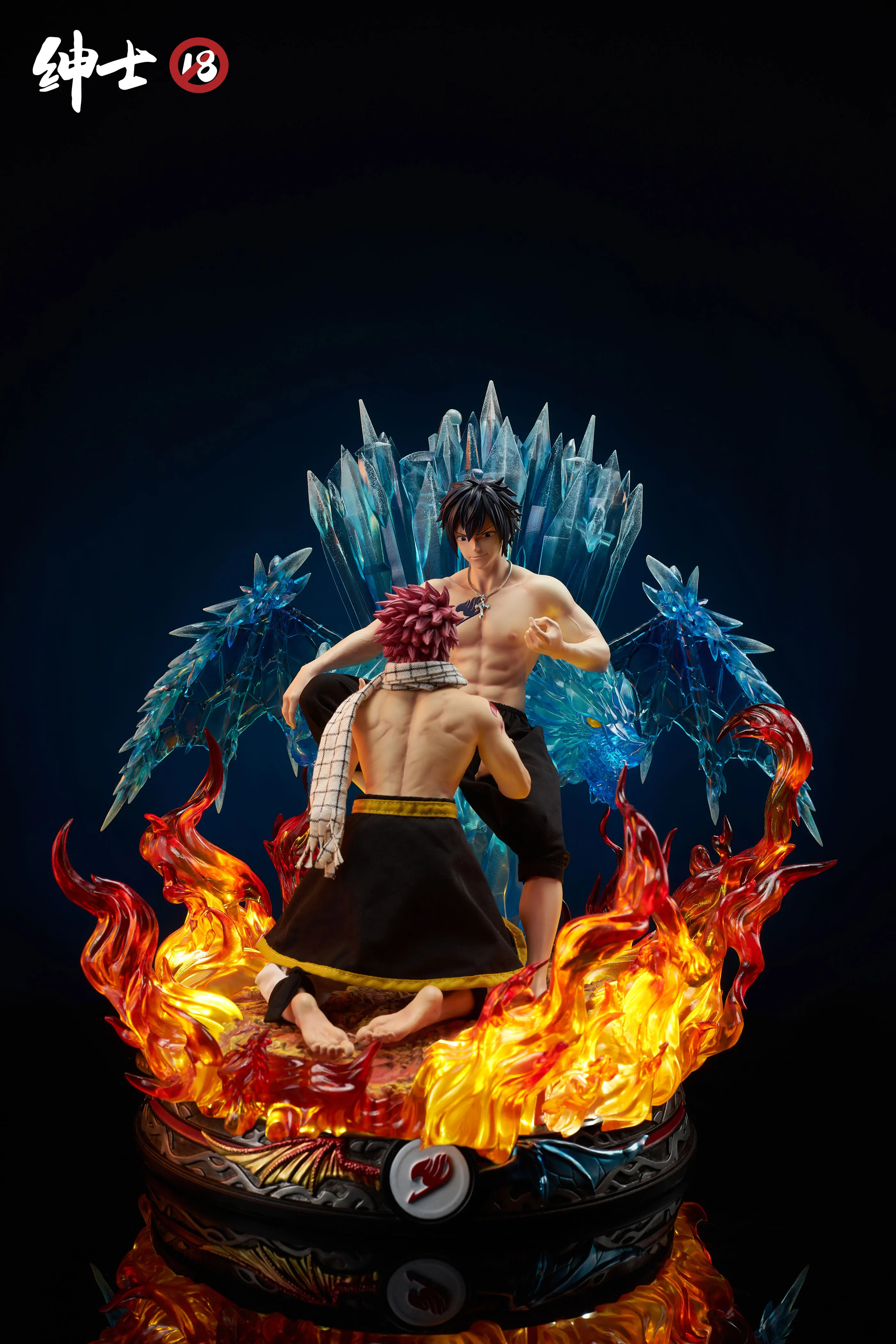 1/6 Scale Gray Fullbuster & Natsu Dragneel with LED - Fairy Tail