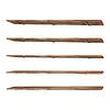 [US Local Warehouse] 5 Tier Floating Shelves Long Wooden Shelf 72x11.81in Adjustable Display Bookshelf with Heavy-Duty Bracket for Living Room Bathroom Kitchen