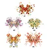 3D Jigsaw Puzzle Kit Butterfly Desktop Office Decoration Flower and Butterfly Assembled Metal Insects Puzzles for Beginner To Build Birthday Xmas Gifts