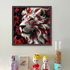 Lion-11CT Stamped Cross Stitch 40*40cm