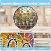 Potted Plant Acrylic DIY Diamond Painting Clock Kit 5D Diamond Art Clock