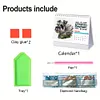 2026 Calendar Diamond Painting Kit DIY Diamond Art Desk Calendar for Home Office