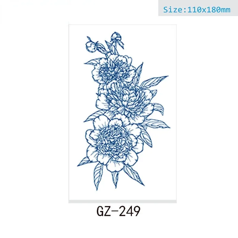 Juice tattoo stickers Net celebrity tattoo stickers lasts 15 days Herbal semi-permanent tattoo stickers