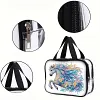 DIY Diamond Painting Portable Travel Makeup Bag Transparent PET Large Capacity Cosmetic Bag Kits