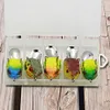 5pcs Artificial Lifelike Thunder Frog Lure 25mm 3g Silicone Baits for Bass (B)