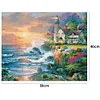 Seaside-Paint By Numbers Acrylic Painting 50*40cm