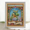 (US Local)Dragon-14CT Stamped Cross Stitch Kit(40x55cm)