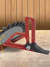 Adjustable Table Saw Depth Gauge 0-60mm Height Gauge for Table Saw Router