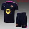 Joyfball 2025/2026 Barcelona Short sleeve pre-match training Jersey+Shorts  1:1 Thai Quality