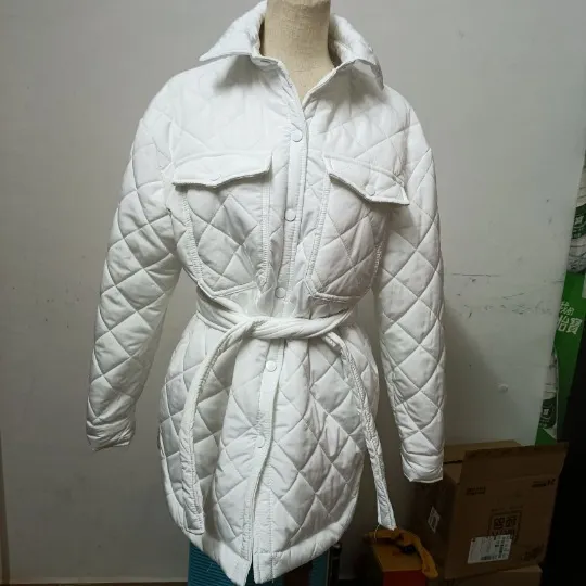 Nigikala Nigikala Buckle Collar Loose Warm Lingge Cotton Suit New 2025 Autumn And Winter With Thick Cotton Clothes