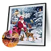 Diamond Painting-DIY Full Round Drill Christmas Santa Claus(30*30CM)