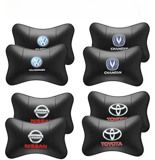 Car Genuine Leather Neck Pillow