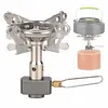 Camp Stove Ultralight Collapsible Stove Burner for Outdoor Hiking Cooking Burner