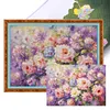 (US Local)Flowers-14CT Stamped Cross Stitch Kit(126x97cm)