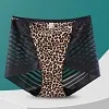 Seamless Printed One-Piece Ice Silk Hollow Lace Briefs