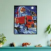 Christmas Truck-14CT Stamped Cross Stitch Kit(37*31cm)