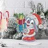 >SALE<Special Shape Diamond Art Table Decor for Home Office Table Decor (Xmas Bunny#2)
