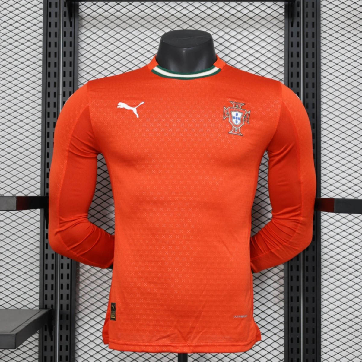 2025-2026 Long Sleeve Player Version Portugal Home Football Shirt 1:1 Thai Quality Maxi Kit