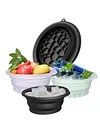 Face Ice Bath - Foldable Washbasin With Built-In Ice Tray Bowl For Face Ice Bath
