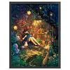 (Big Size)Anime  kiki's delivery service - 11CT Stamped Cross Stitch - 50*68cm