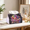 DIY Diamond Painting Creative Design Leather Handmade Tissue Holder Rhinestones Decorative Tissue Box Craft Kits