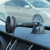 Suction Cup USB Car Fan 3 Speeds 360 Degree Rotatable Windshield Electric Fan