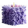 Silicone Flower Cylinder Mould DIY Blossom Candle Mould Heat Protection 3D Flower Candle Moulds  Management for Valentine s Day Wedding Birthday Gift
