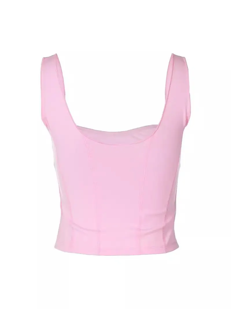 Churchf Ins Wind Women's 2024 Summer New Sexy Hottie Word To Receive Waist Thin Sling Belt Small Vest