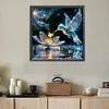 (US Local)Paint By Numbers Kit On Canvas DIY Oil Art Hummingbird Picture Home Decor40x40cm