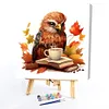 【Limited Stock Sale】Autumn Animal Cup-Paint by Numbers Acrylic Painting 40*40CM(Watercolor)